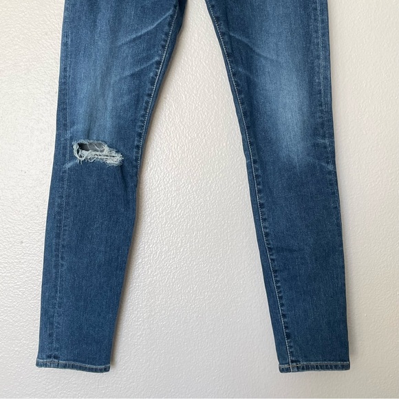 Adriano Goldschmied The Farrah Skinny Ankle High-Rise Ag-ed Denim Jeans Sz 28R - Picture 6 of 11